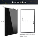 SunGoldPower 440W Mono Black PERC Solar Panel UL61730 SG-440WM