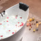 Empava 59" Freestanding Boat-shaped Whirlpool Bathtub with Center Drain EMPV-59AIS11