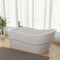 Empava 67" Freestanding Soaking Tub with Left Drain EMPV-67FT1527