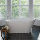 Empava 67" Freestanding Soaking Tub with Left Drain EMPV-67FT1528