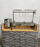 Tagwood BBQ Insert Style Argentine Santa Maria Wood Fire & Charcoal Gaucho Grill without firebricks | BBQ09SS