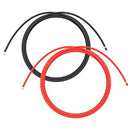 Rich Solar Extension Cable to Connect Charge Controller to Battery | Pair of Red and Black Extension Wires to Connect Charge Controller to Battery Cable | Choose Gauge: 8AWG, 10AWG