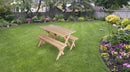 A&L Furniture Co. 5' Amish-Made Cedar Economy Picnic Table AL95C