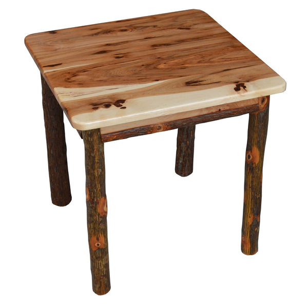 A&L Furniture Co. Hickory Solid Wood End Table AL2810