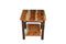 A&L Furniture Co. Hickory Solid Wood End Table with Shelf AL2830