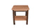 A&L Furniture Co. Hickory Solid Wood End Table with Shelf AL2830