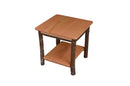 A&L Furniture Co. Hickory Solid Wood End Table with Shelf AL2830