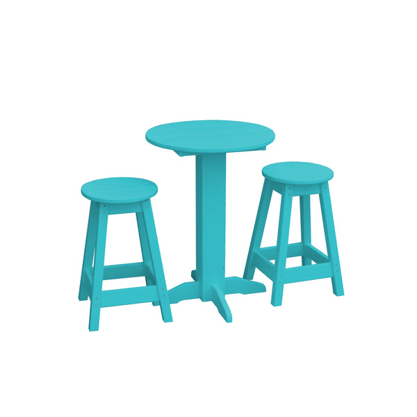 A&L Furniture Co. Amish-Made Poly Bistro Sets AL4006