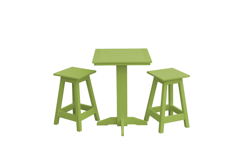 A&L Furniture Co. Amish-Made Poly Bistro Sets AL4006