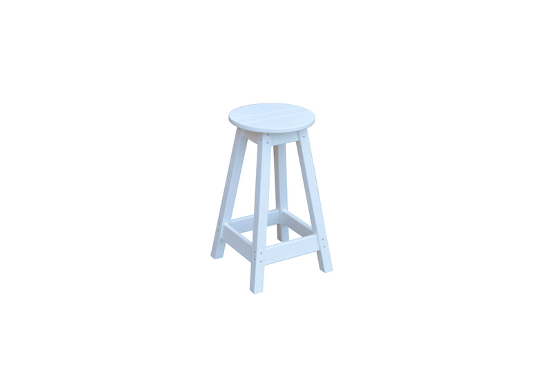 A&L Furniture Co. Amish-Made Counter-Height Poly Bar Stools AL4135