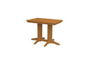 A&L Furniture Co. Amish-Made Counter-Height Rectangular Poly Dining Tables AL4165