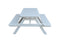 A&L Furniture Co. Amish-Made Poly Picnic Table with Attached Benches AL5300