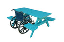 A&L Furniture Co. ADA Compliant 6' Poly Picnic Table AL5302ADA