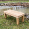 A&L Furniture Co. 4' Amish-Made Cedar Courtyard Bench AL620C