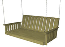 A&L Furniture Co. Amish-Made Pressure-Treated Pine Wingate Swing Beds AL785PT