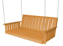 A&L Furniture Co. Amish-Made Pressure-Treated Pine Wingate Swing Beds AL785PT