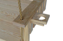 A&L Furniture Co. Amish-Made Pressure-Treated Pine Wingate Swing Beds AL785PT