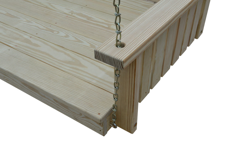 A&L Furniture Co. Amish-Made Pressure-Treated Pine Wingate Swing Beds AL785PT