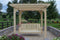 A&L Furniture Co. Amish-Made Bradford Pergola with Wingate Swingbed 791PT - 785PT - Upgrade-to-Rope - 1009 x 2