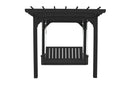 A&L Furniture Co. Amish-Made Bradford Pergola with Wingate Swingbed 791PT - 785PT - Upgrade-to-Rope - 1009 x 2