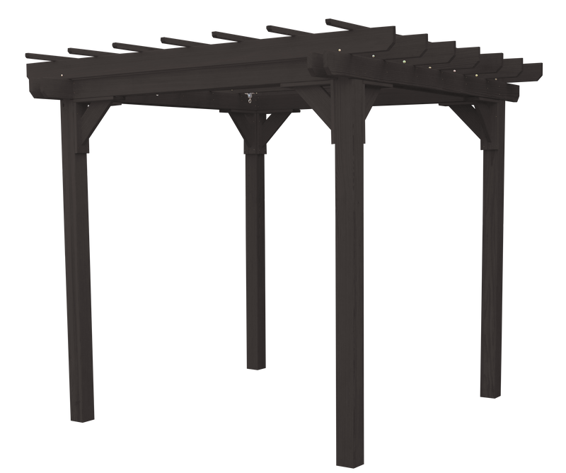 A&L Furniture Co. Amish-Made Bradford Pergola with Swing Hangers AL790PT