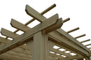 A&L Furniture Co. Amish-Made Bradford Pergola with Swing Hangers AL790PT