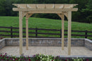 A&L Furniture Co. Amish-Made Bradford Pergola with Swing Hangers AL790PT