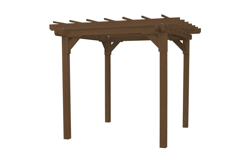 A&L Furniture Co. Amish-Made Bradford Pergola with Swing Hangers AL790PT