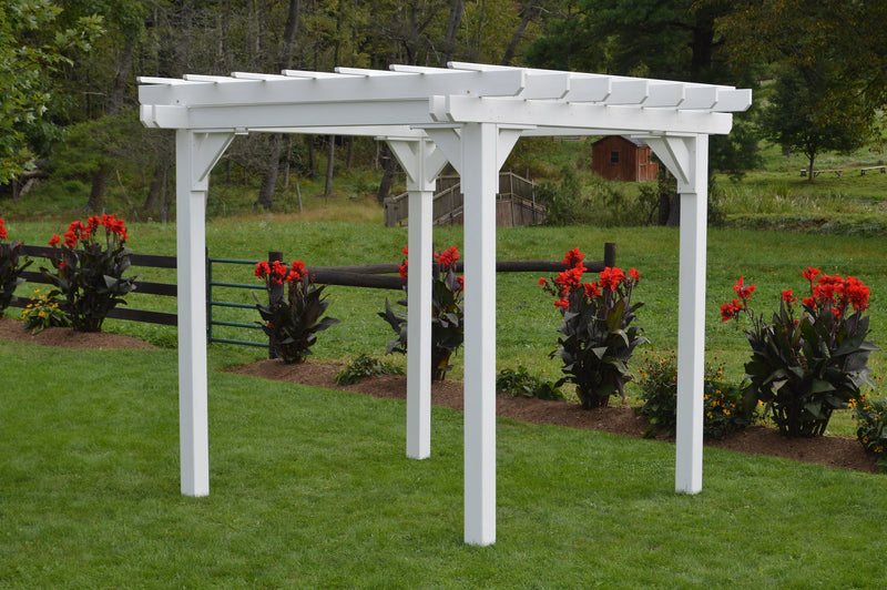 A&L Furniture Co. Amish-Made Bradford Pergola with Swing Hangers AL790PT