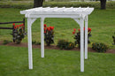 A&L Furniture Co. Amish-Made Bradford Pergola with Swing Hangers AL790PT