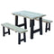 A&L Furniture Co. Blue Mountain Series - Ridgemont Table and Bench Sets AL8550L