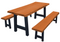 A&L Furniture Co. Blue Mountain Series - Ridgemont Table and Bench Sets AL8550L