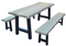 A&L Furniture Co. Blue Mountain Series - Ridgemont Table and Bench Sets AL8550L