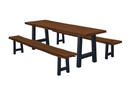 A&L Furniture Co. Blue Mountain Series - Ridgemont Table and Bench Sets AL8550L