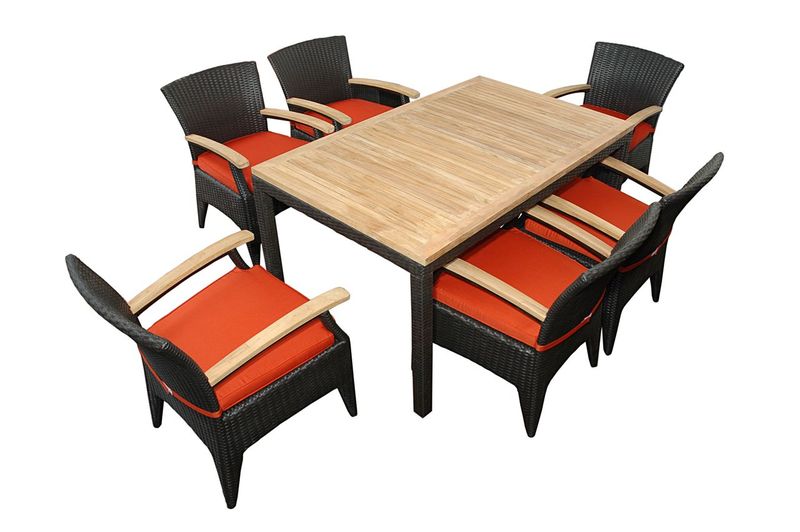 Anderson Teak Bellagio 7-Pieces Dining Set SR-016TB