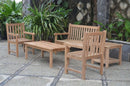 Anderson Teak Classic 2-Seater 5-Pieces Conversation Set Set-118