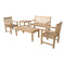 Anderson Teak Classic 2-Seater 5-Pieces Conversation Set Set-118