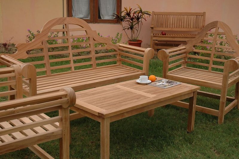 Anderson Teak Marlborough 3-Seater 4-Pieces Conversation Set Set-45