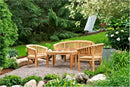 Anderson Teak Curve 4-Pieces Conversation Set Set-05