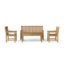 Anderson Teak Classic 3-Seater 4-Pieces Conversation Set Set-06