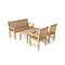 Anderson Teak Classic 3-Seater 4-Pieces Conversation Set Set-06