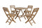 Anderson Teak Chester Alabama 5-Pieces Bistro Set SET-226