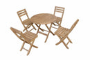 Anderson Teak Chester Alabama 5-Pieces Bistro Set SET-226