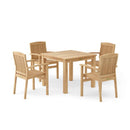 Anderson Teak SET-21 5-pc Bistro Table Set SET-21