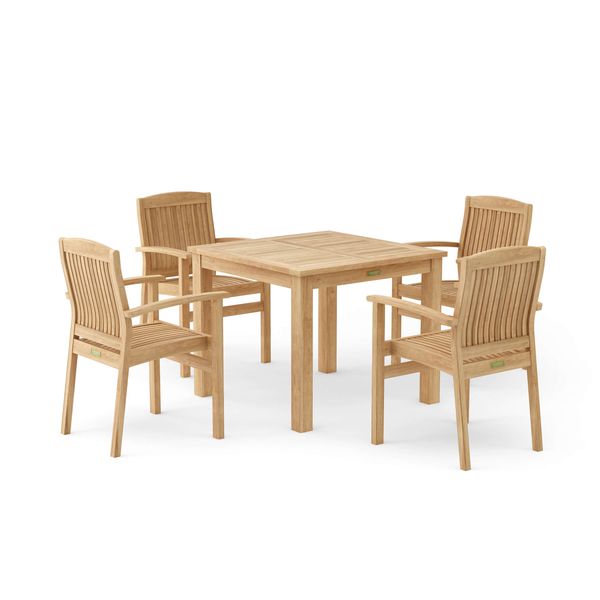 Anderson Teak SET-21 5-pc Bistro Table Set SET-21