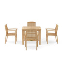 Anderson Teak SET-21 5-pc Bistro Table Set SET-21