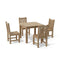 Anderson Teak Bahama Classic 5-pieces Dining Set Set-25