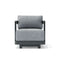 Anderson Teak Granada Deep Seating Aluminum Swivel Armchair DS-908-AL