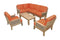 Anderson Teak Luxe 7-Pieces Modular Set Set-73