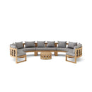 Anderson Teak SET-812 Circular Modular Deep Seating Set SET-812